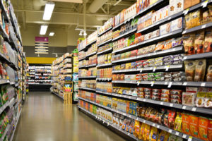 Organic Grocery Store Aisle