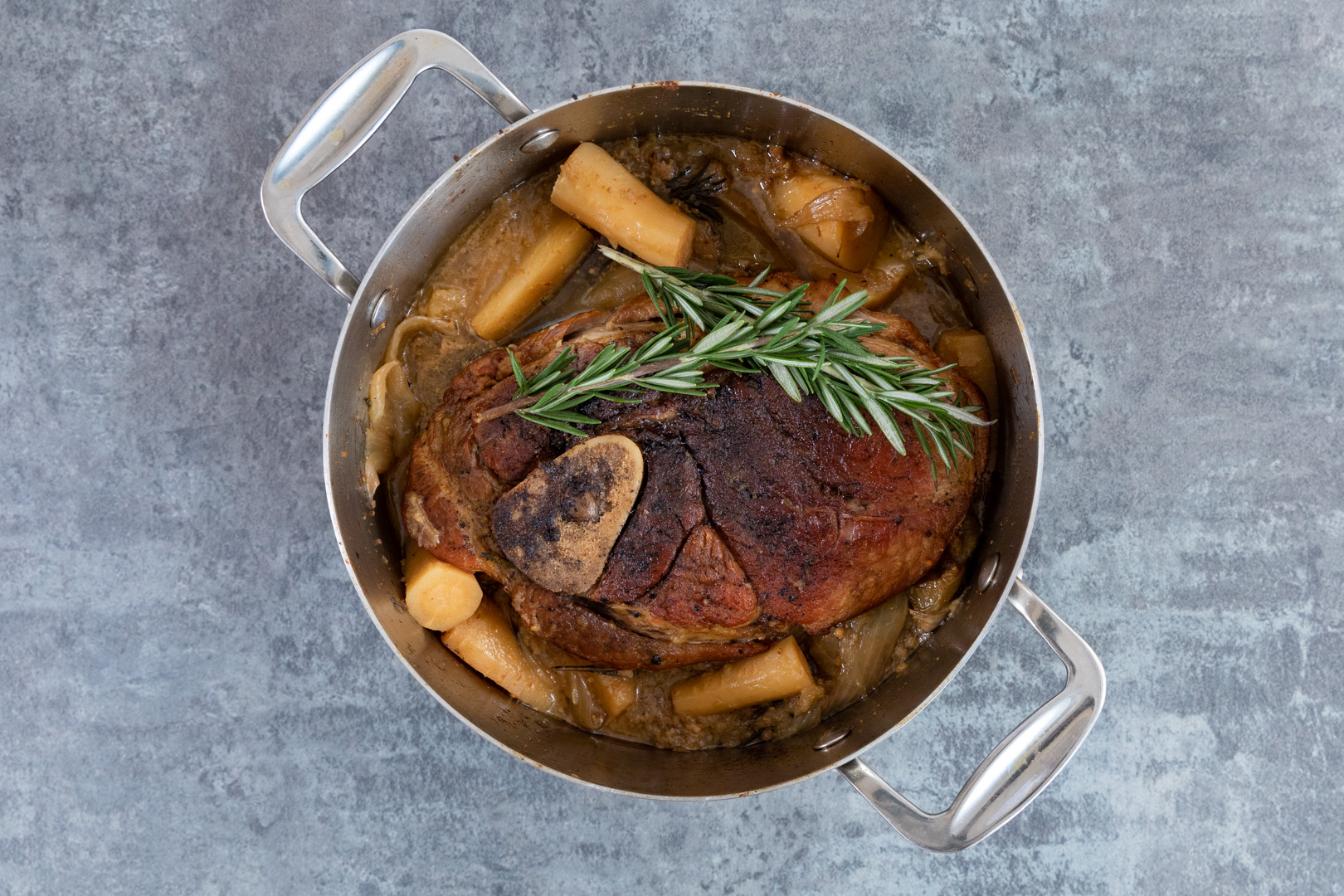 One-Pot Braised Pork Shoulder with Apples and Parsnips - Lakewinds Food ...