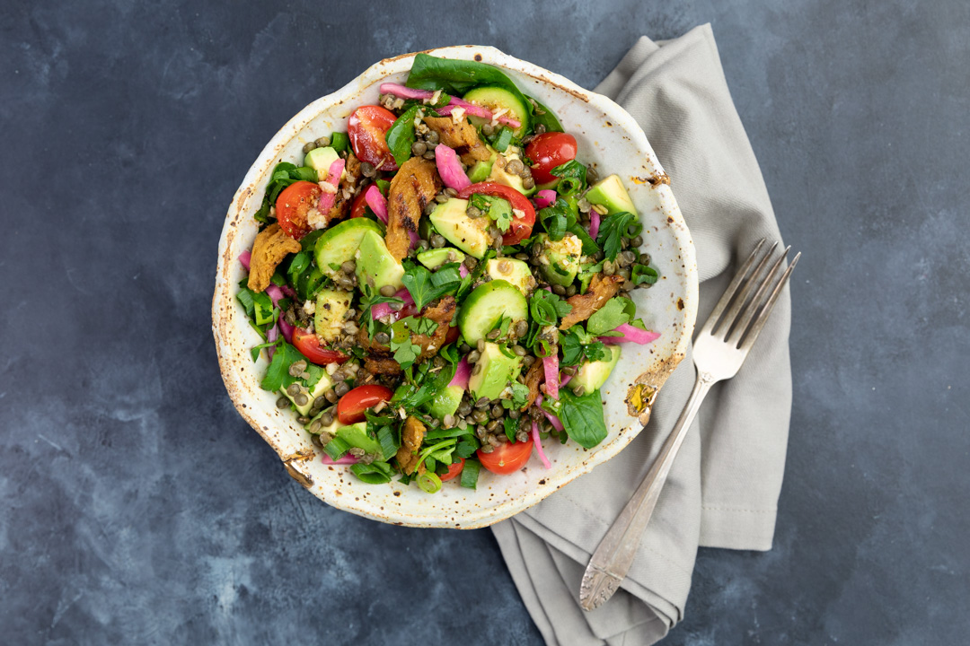 Chicken Lentil And Avocado Salad Lakewinds Food Co Op